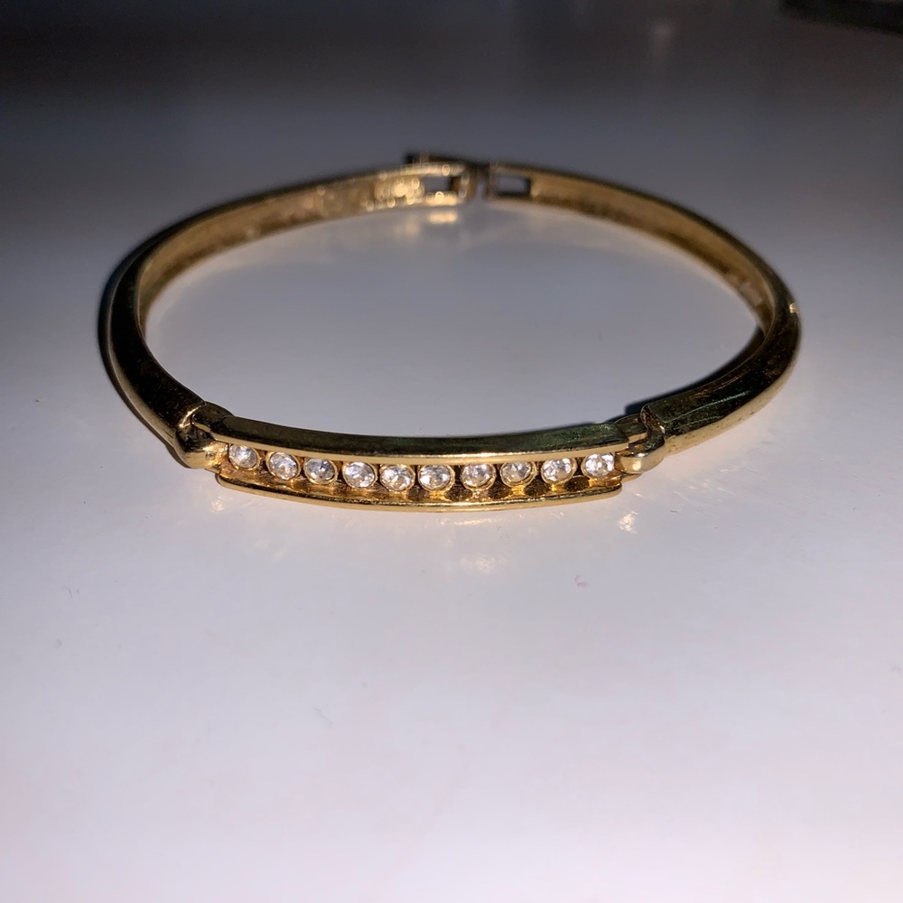Beautiful gold and diamond bracelet
